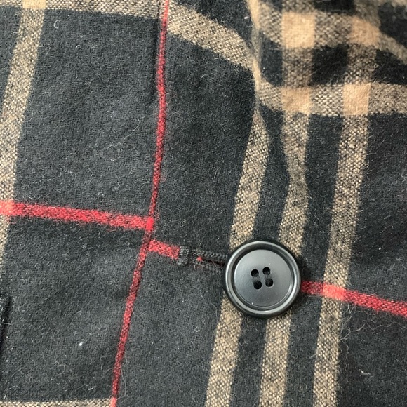 Women’s DKNYC Plaid Wool Blend Blazer Size 4 EUC - Picture 4 of 7